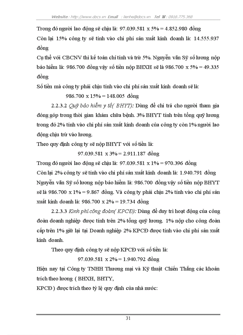 image for page Kế toán tiền lương và các khoản trích theo lương tại Công ty TNHH Thương mại và Kỹ thuật Chiến Thắng