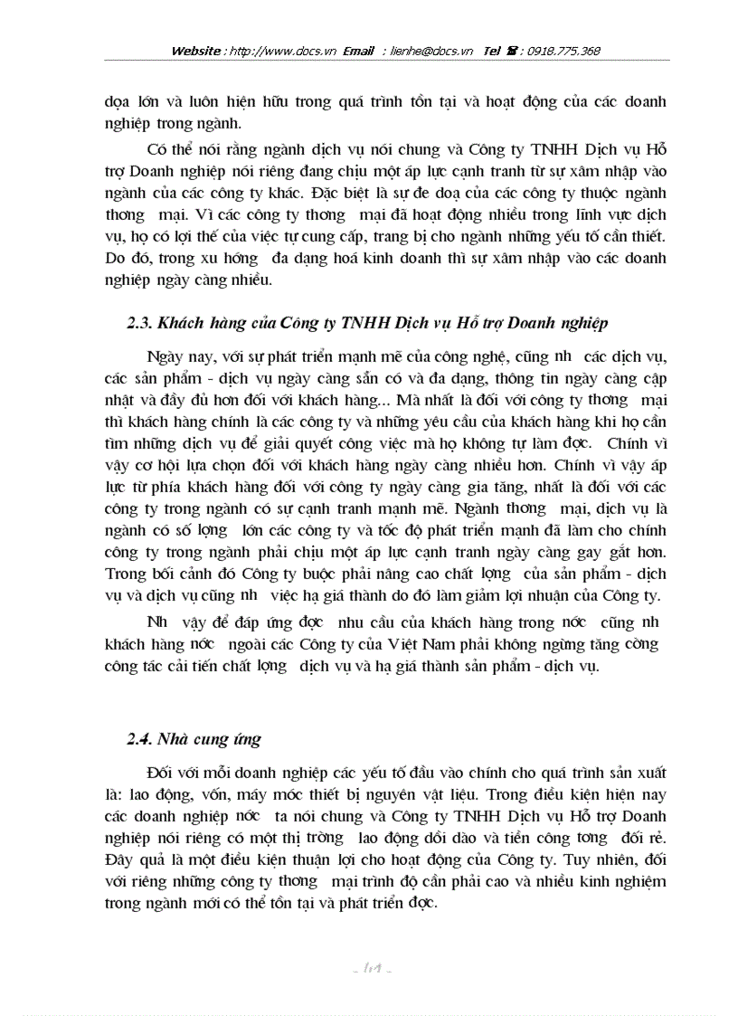 image for page Một số giải pháp góp phần xây dựng chiến lược kinh doanh tại Công ty TNHH Dịch vụ Hỗ trợ Doanh nghiệp