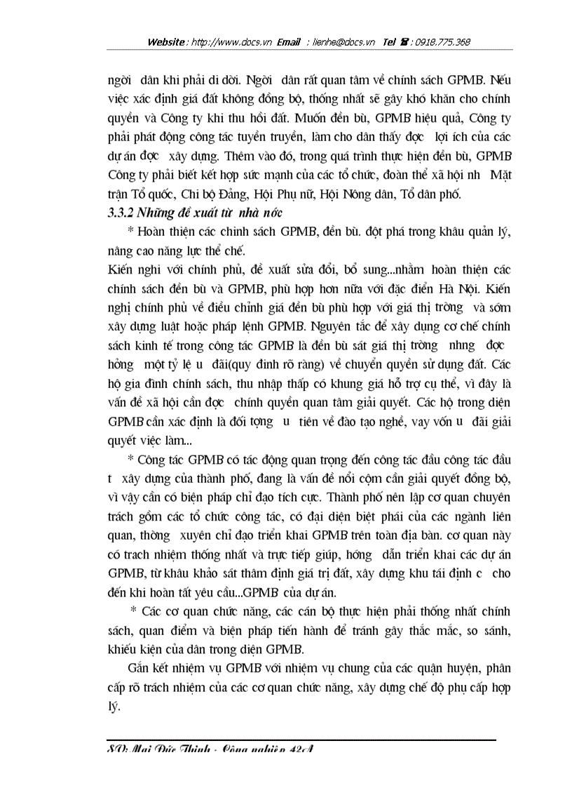 image for page Những biện pháp nhằm đẩy nhanh tiến độ giải phóng mặt bằng ở một số dự án trên địa bàn Hà Nội tại Công ty Đầu tư phát triển nhà số 2