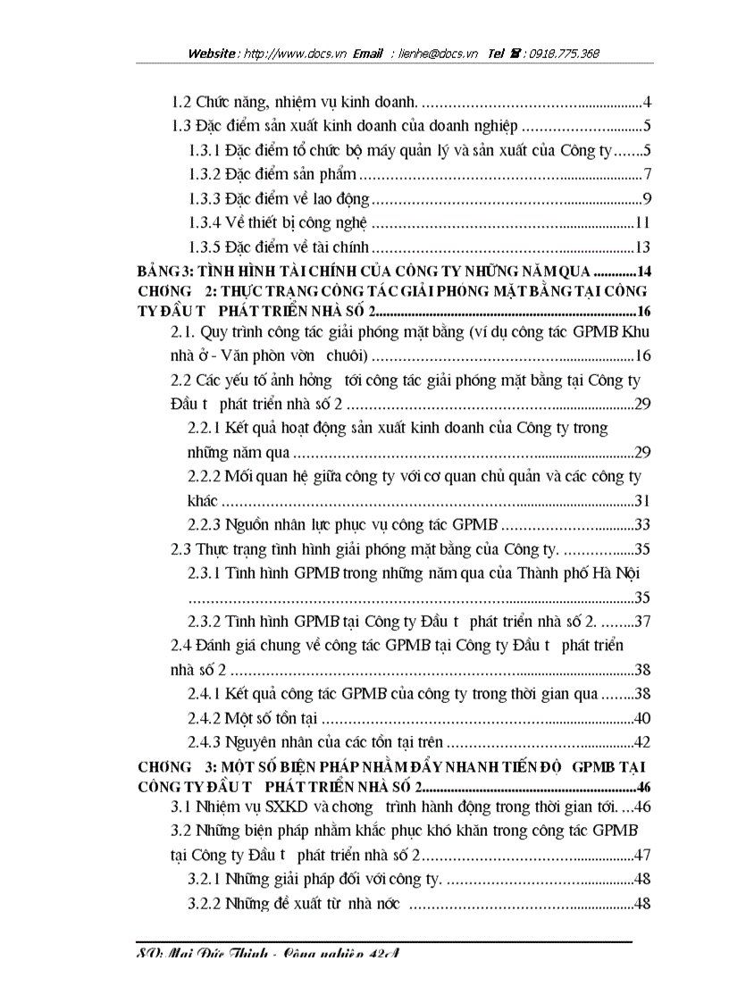 image for page Những biện pháp nhằm đẩy nhanh tiến độ giải phóng mặt bằng ở một số dự án trên địa bàn Hà Nội tại Công ty Đầu tư phát triển nhà số 2