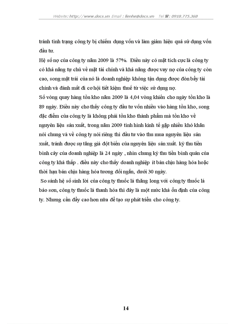 image for page Tổng quan về tình hình hoạt động kinh doanh của công ty tnhh 1 thành viên thuốc lá thăng long