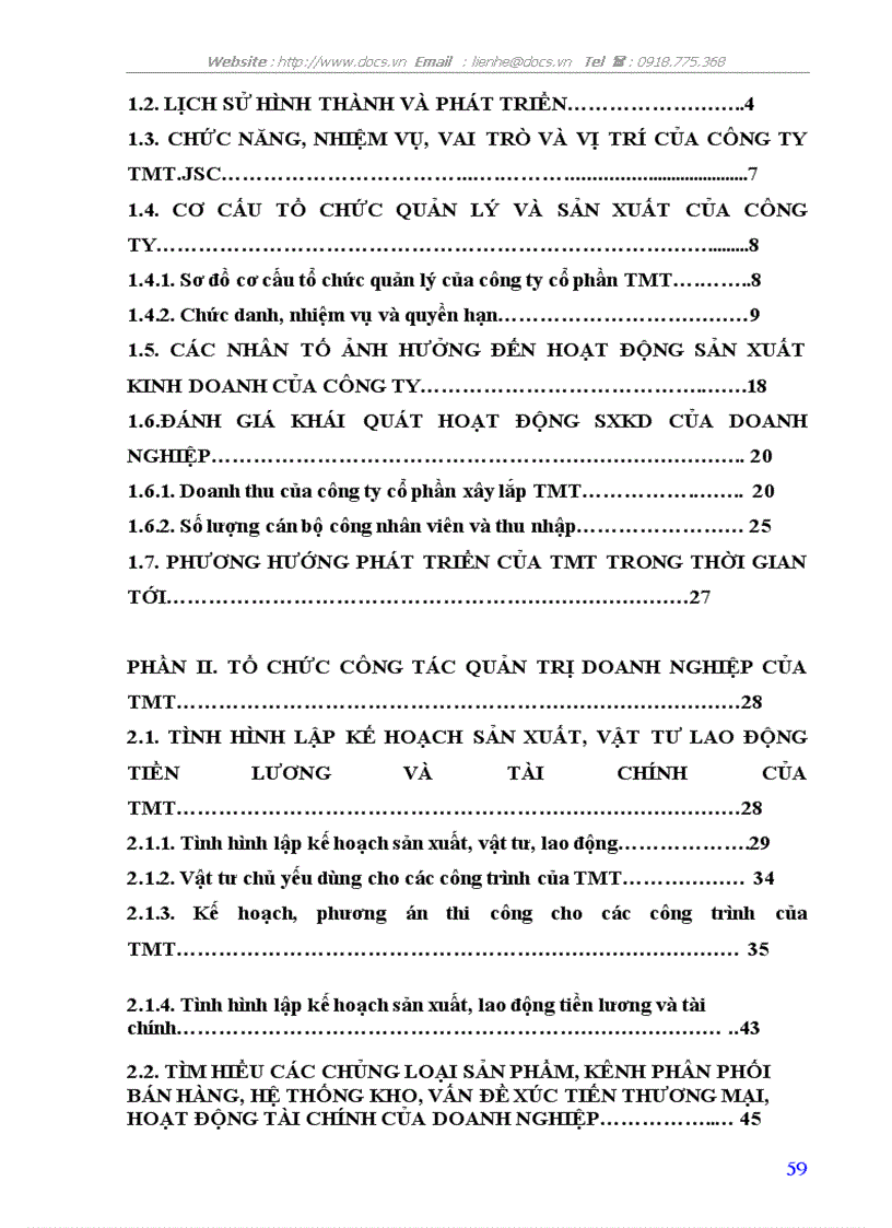 image for page Tổng quan của công ty cổ phần xây dưng TMT