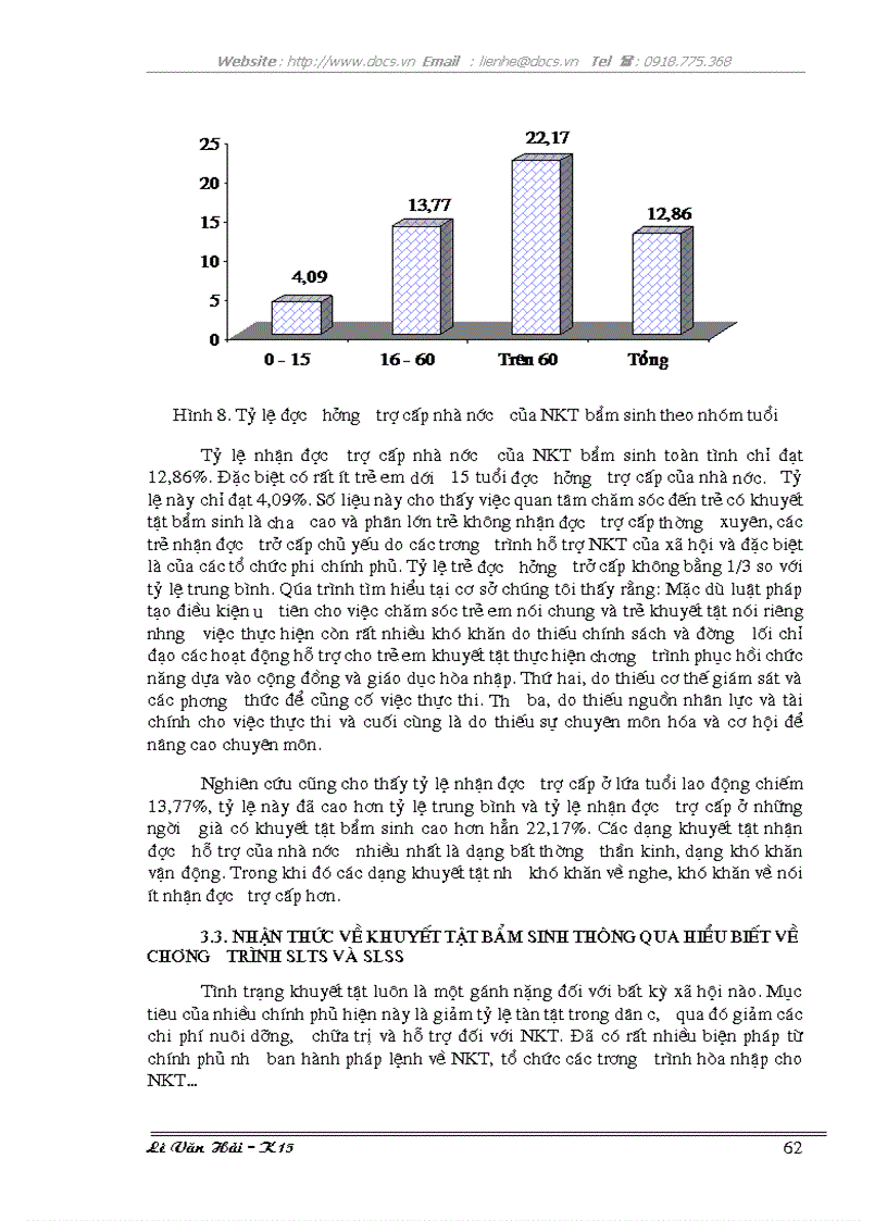 image for page Nghiên cứu đặc điểm người khuyết tật và một số yếu tố liên quan đến di tật bẩm sinh ở Hà Tây