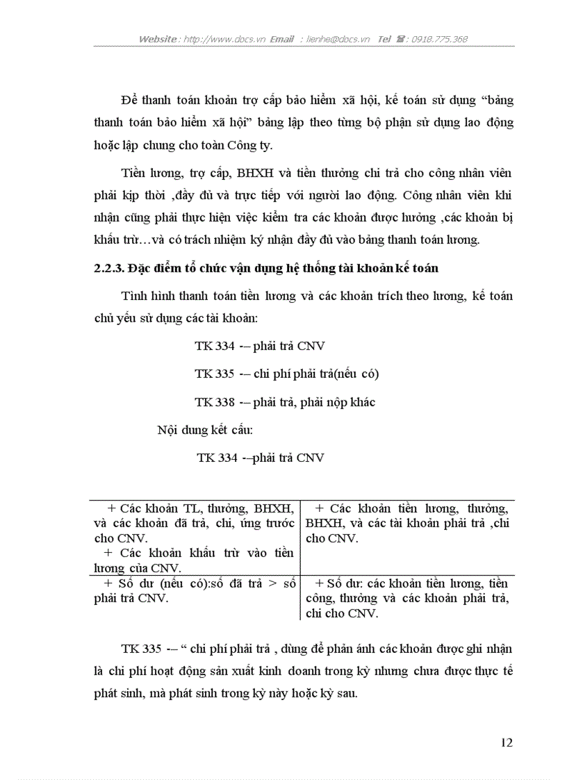 image for page Tổ chức kế toán tiền lương và các khoản trích theo lương tại Công ty Cổ phần vật liệu xây dựng Văn Giang