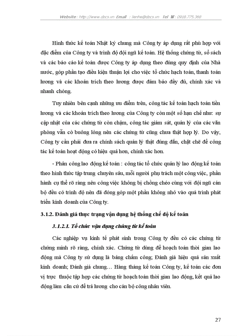 image for page Tổ chức kế toán tiền lương và các khoản trích theo lương tại Công ty Cổ phần vật liệu xây dựng Văn Giang