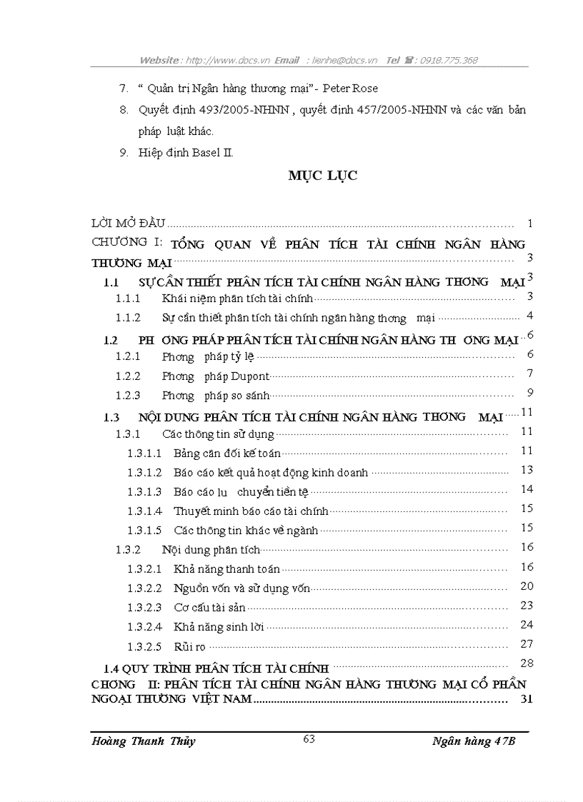 image for page Phân tích tài chính Ngân hàng thương mại cổ phần Ngoại thương Việt Nam