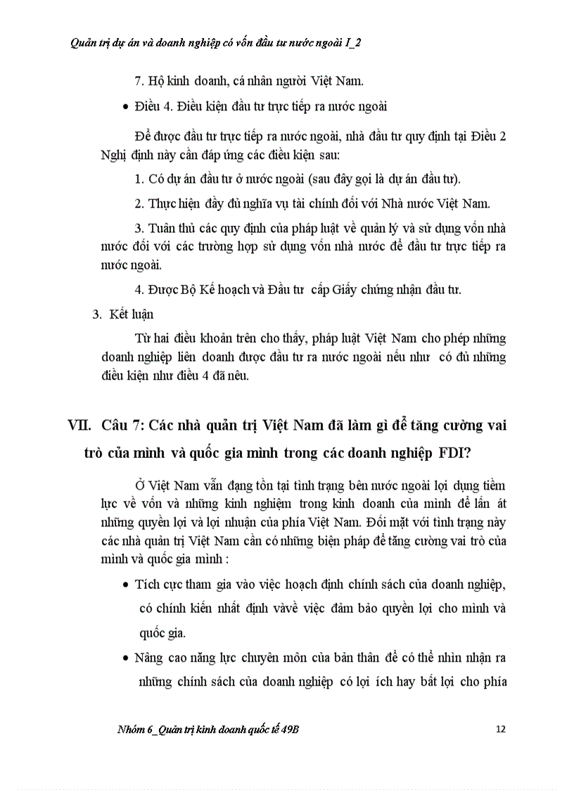 image for page Quản trị dự án và doanh nghiệp có vốn đầu tư nước ngoài