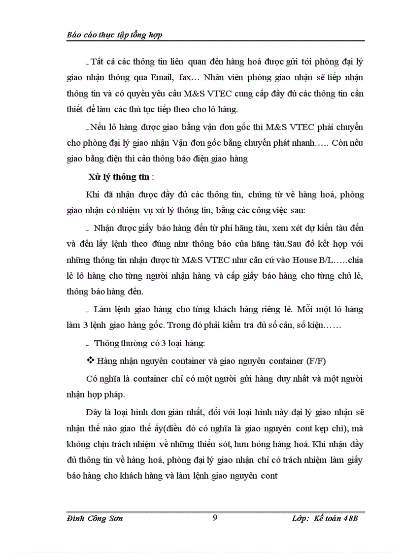 image for page Hoạt động sản xuất kinh doanh của công ty giao nhận kho vận ngoại thương hải phòng