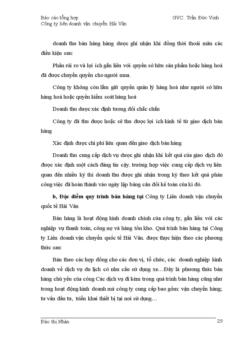 image for page Công ty liên doanh vận chuyển quốc tế Hải Vân