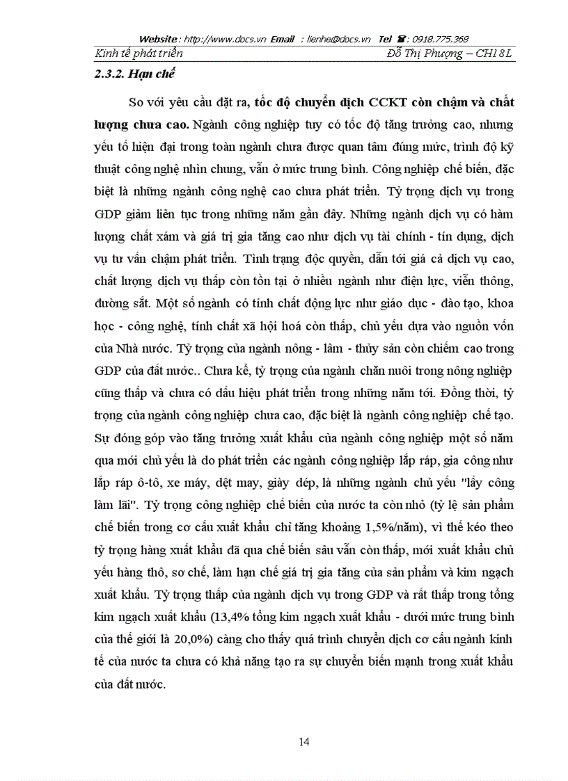 image for page Cơ cấu ngành kinh tế Việt Nam thực trạng và giải pháp và vấn đề tái cơ cấu sau khủng hoảng kinh tế