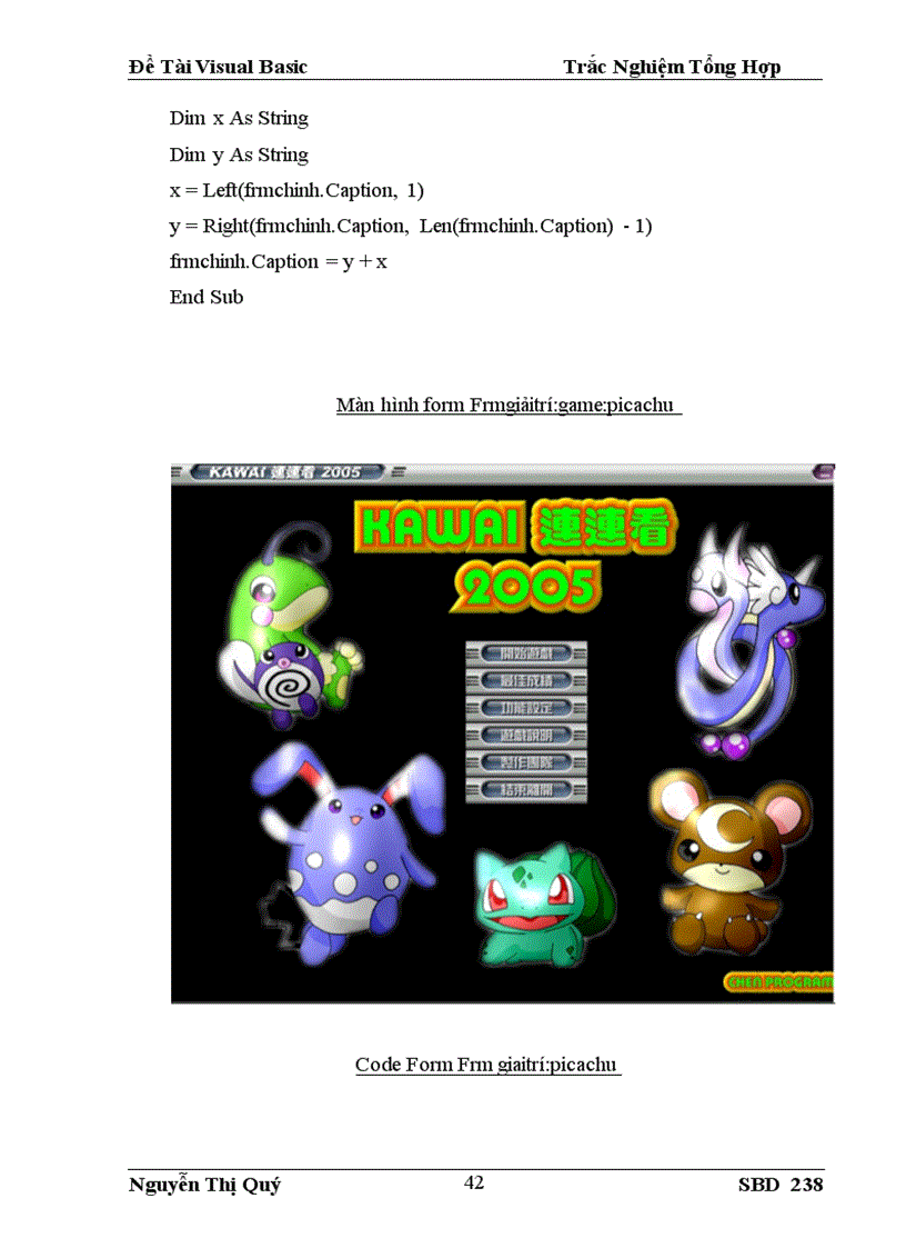 image for page Đề Tài Visual Basic
