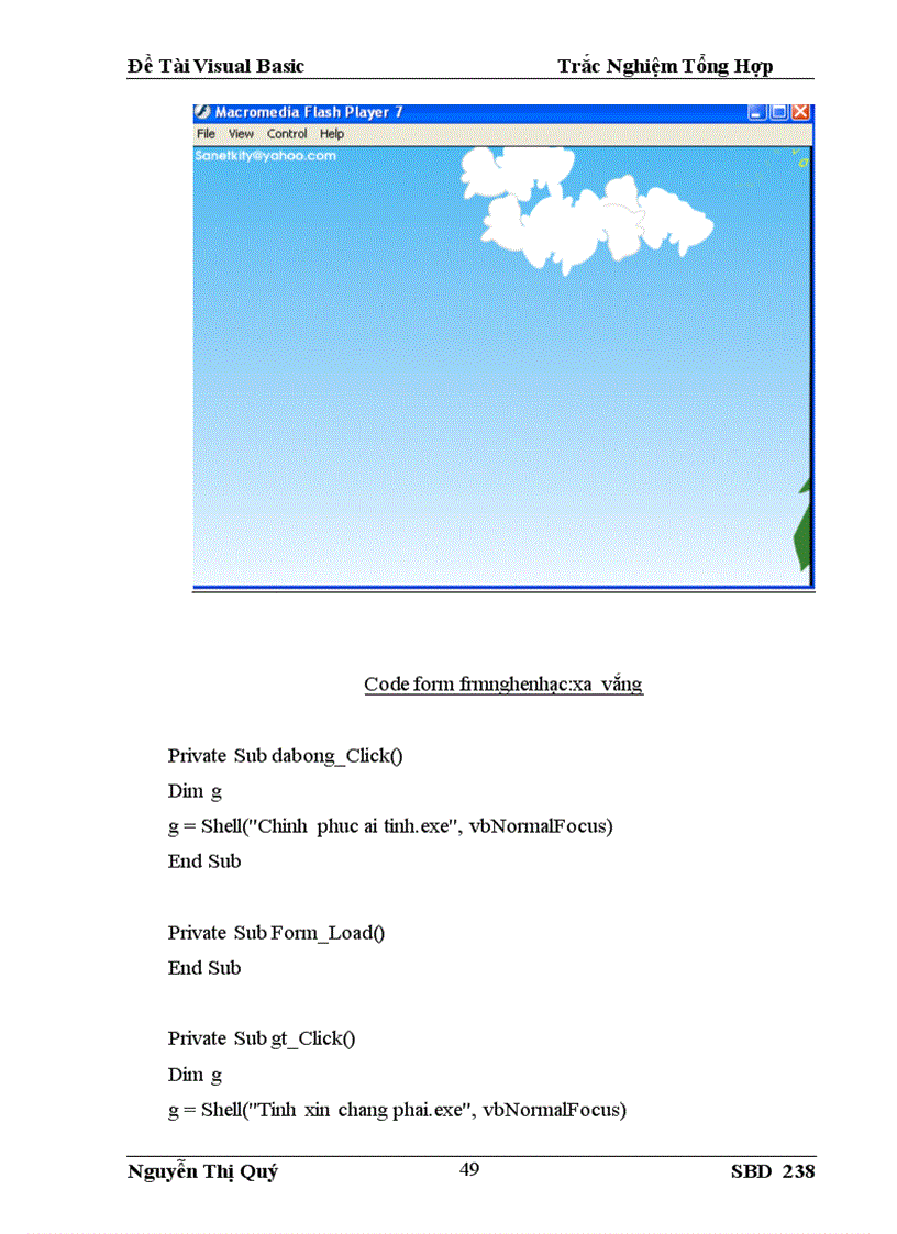 image for page Đề Tài Visual Basic