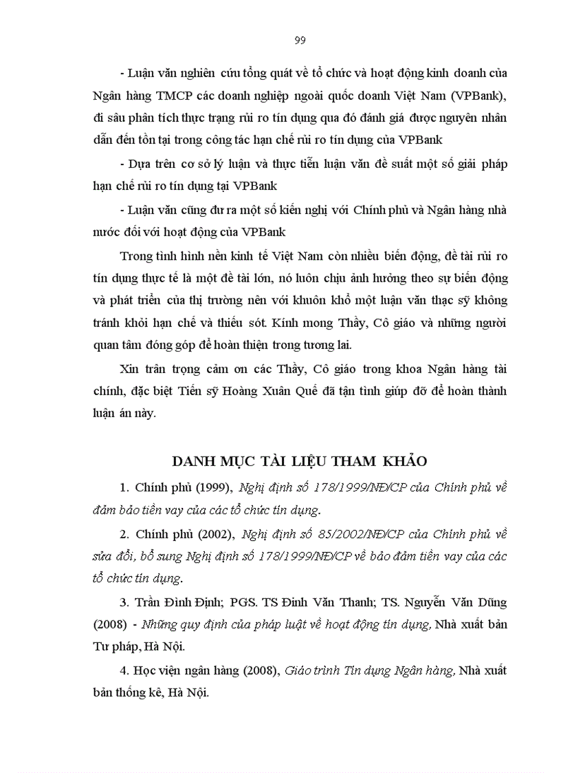 image for page Hạn chế rủi ro tín dụng tại ngân hàng thương mại cổ phần các doanh nghiệp ngoài quốc doanh việt nam vpbank