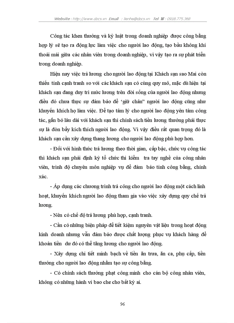 image for page Quản trị nhân sự tại Khách sạn Sao Mai Thực trạng và giải pháp