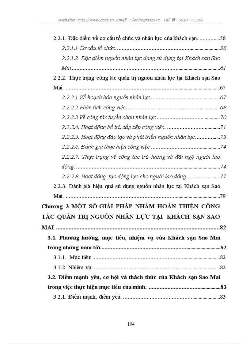 image for page Quản trị nhân sự tại Khách sạn Sao Mai Thực trạng và giải pháp
