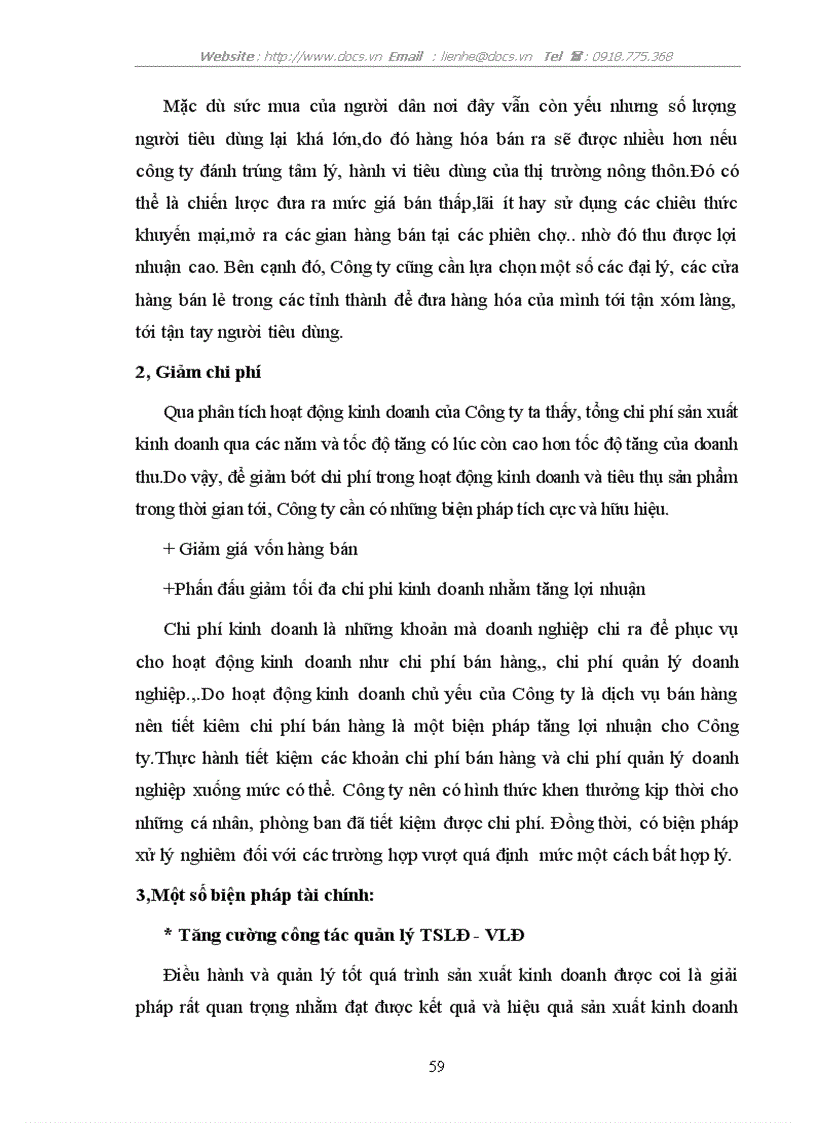 image for page Một số giải pháp nhằm tăng lợi nhuận tại Công ty CP Thương mại và tổng hợp I Hà Tây