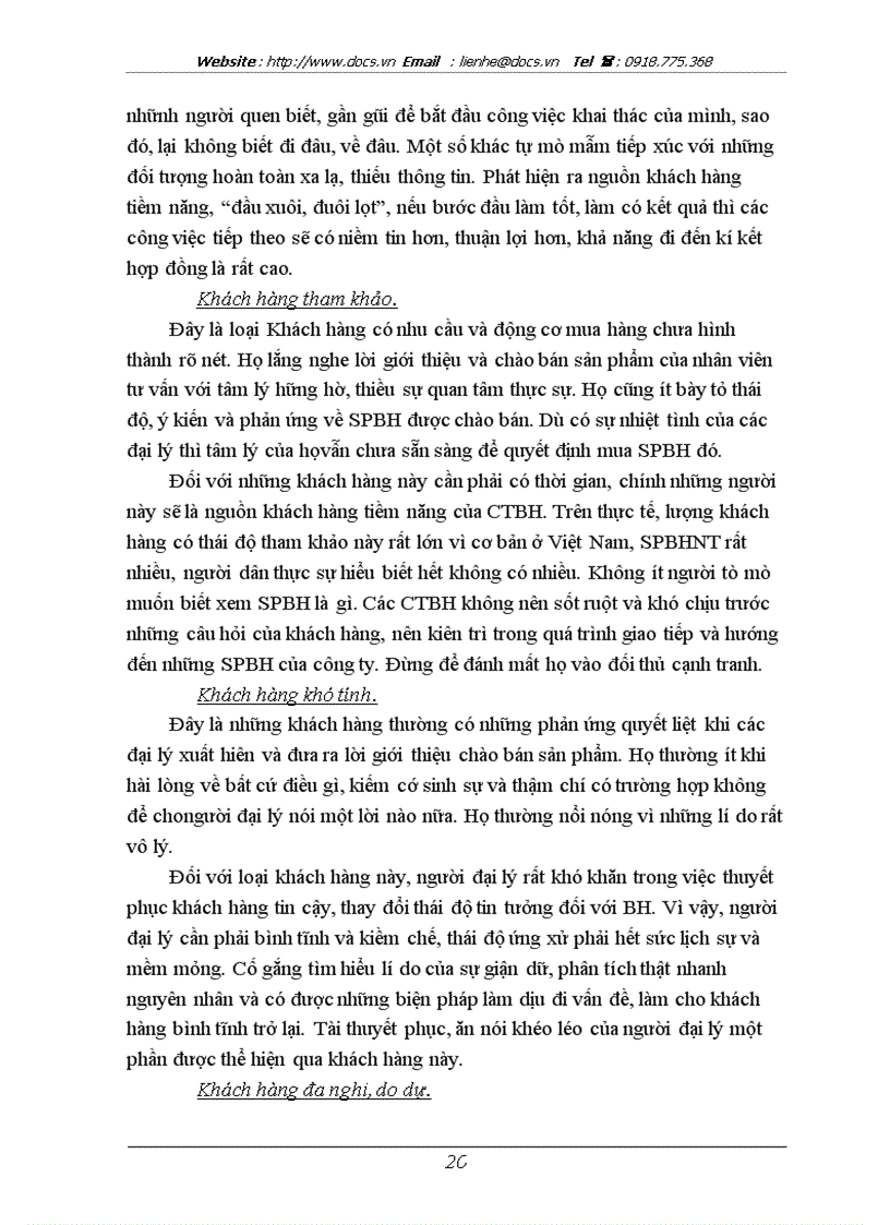 image for page Tìm hiểu về tâm lý khách hàng vận dụng vào hoạt động khai thác của Doanh nghiệp BHNT