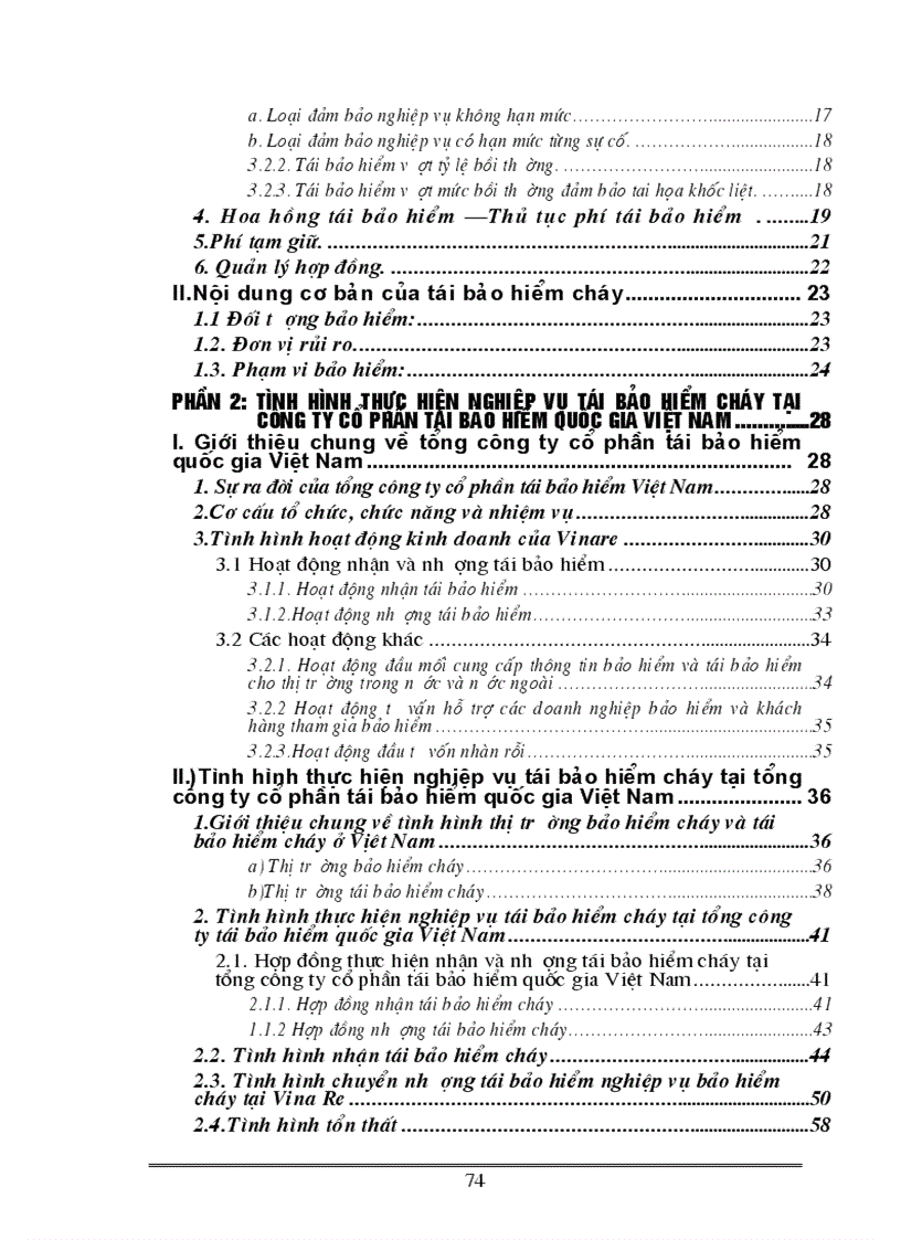image for page Nâng cao KQKD nghiệp vụ tái bảo hiểm cháy tại Tổng C ty CP tái bảo hiểm quốc gia VN