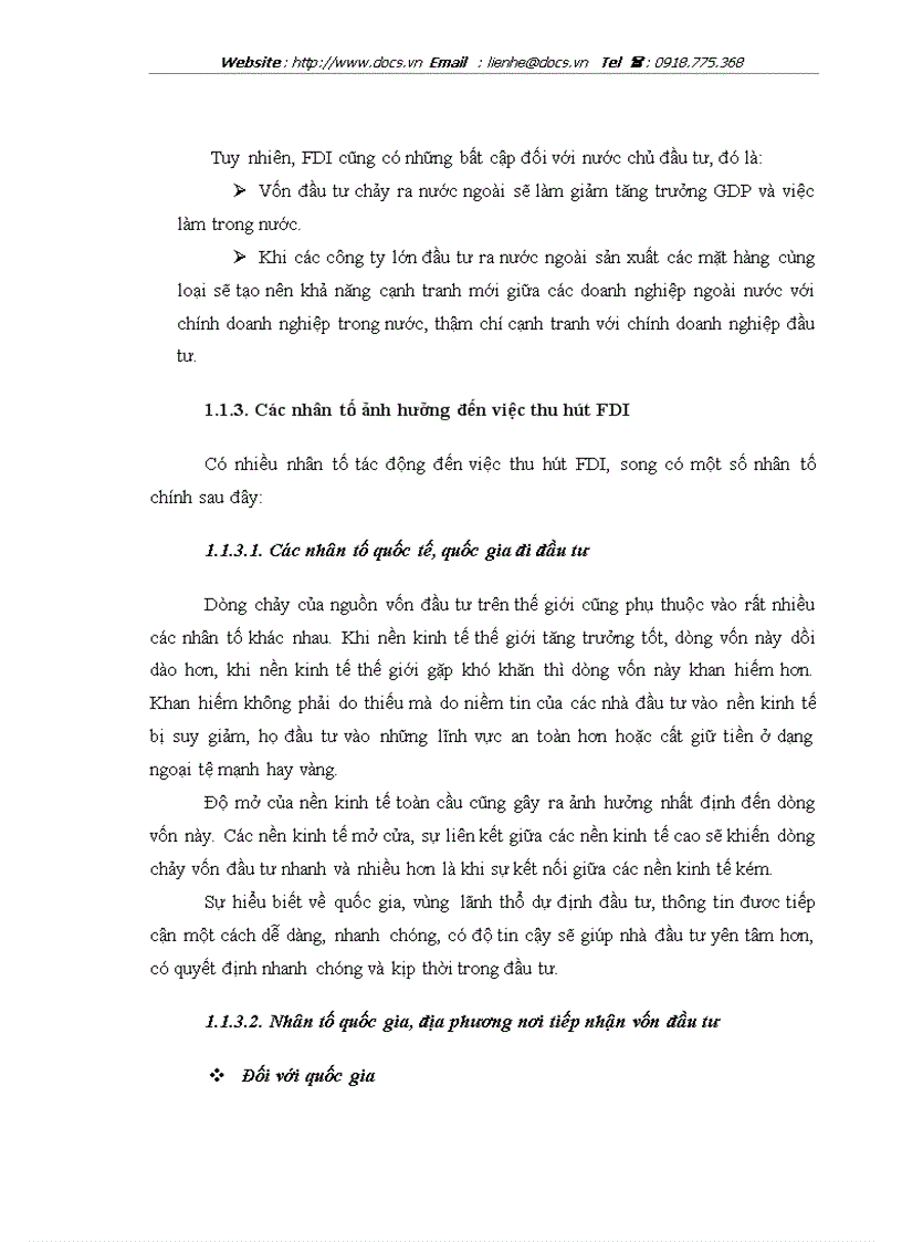 image for page Thực trạng và giải pháp thu hút FDI từ Hoa Kỳ vào tỉnh Hà Tây trong điều kiện hội nhập kinh tế quốc tế