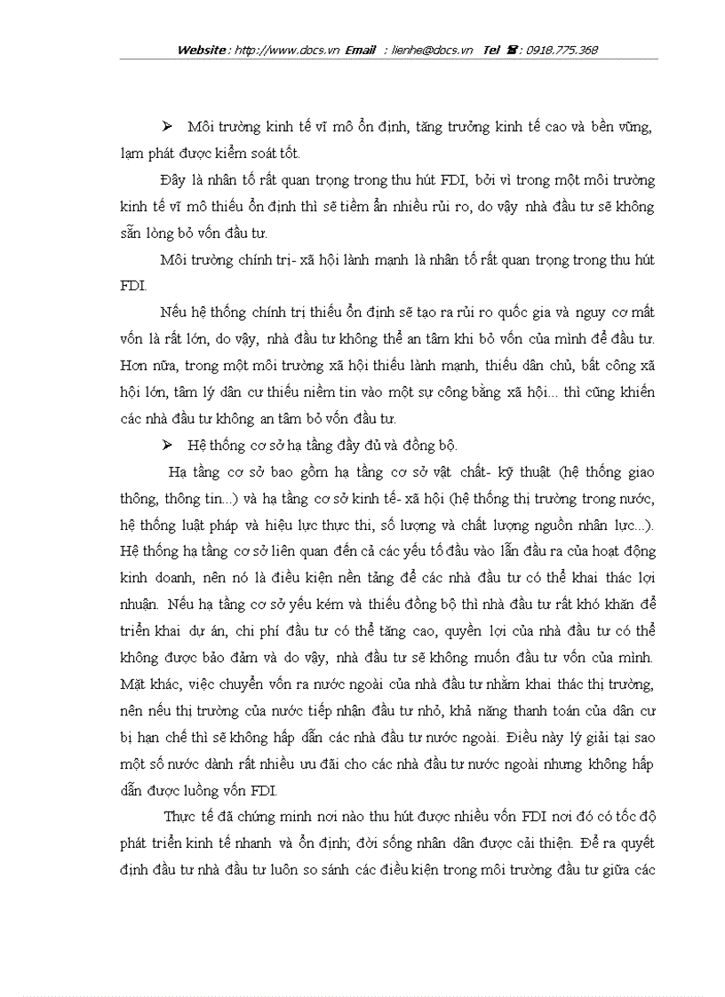 image for page Thực trạng và giải pháp thu hút FDI từ Hoa Kỳ vào tỉnh Hà Tây trong điều kiện hội nhập kinh tế quốc tế
