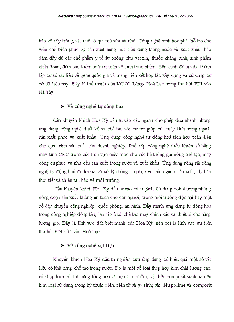 image for page Thực trạng và giải pháp thu hút FDI từ Hoa Kỳ vào tỉnh Hà Tây trong điều kiện hội nhập kinh tế quốc tế