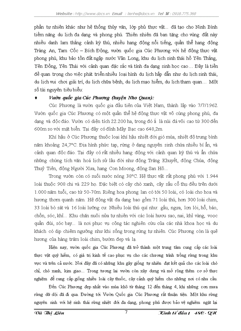 image for page Đầu tư phát triển ngành du lịch tỉnh Ninh Bình