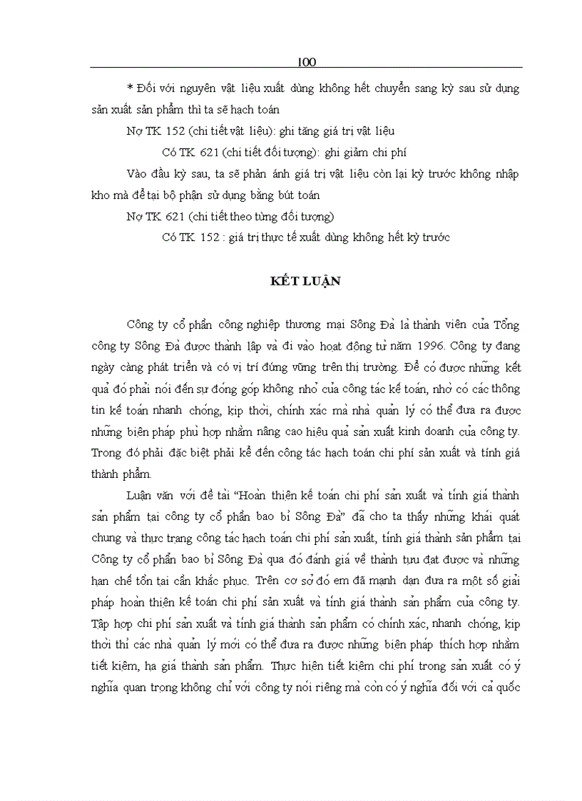 image for page Hoàn thiện kế toán chi phí sản xuất và tính giá thành sản phẩm tại công ty cổ phần công nghiệp thương mại Sông Đà