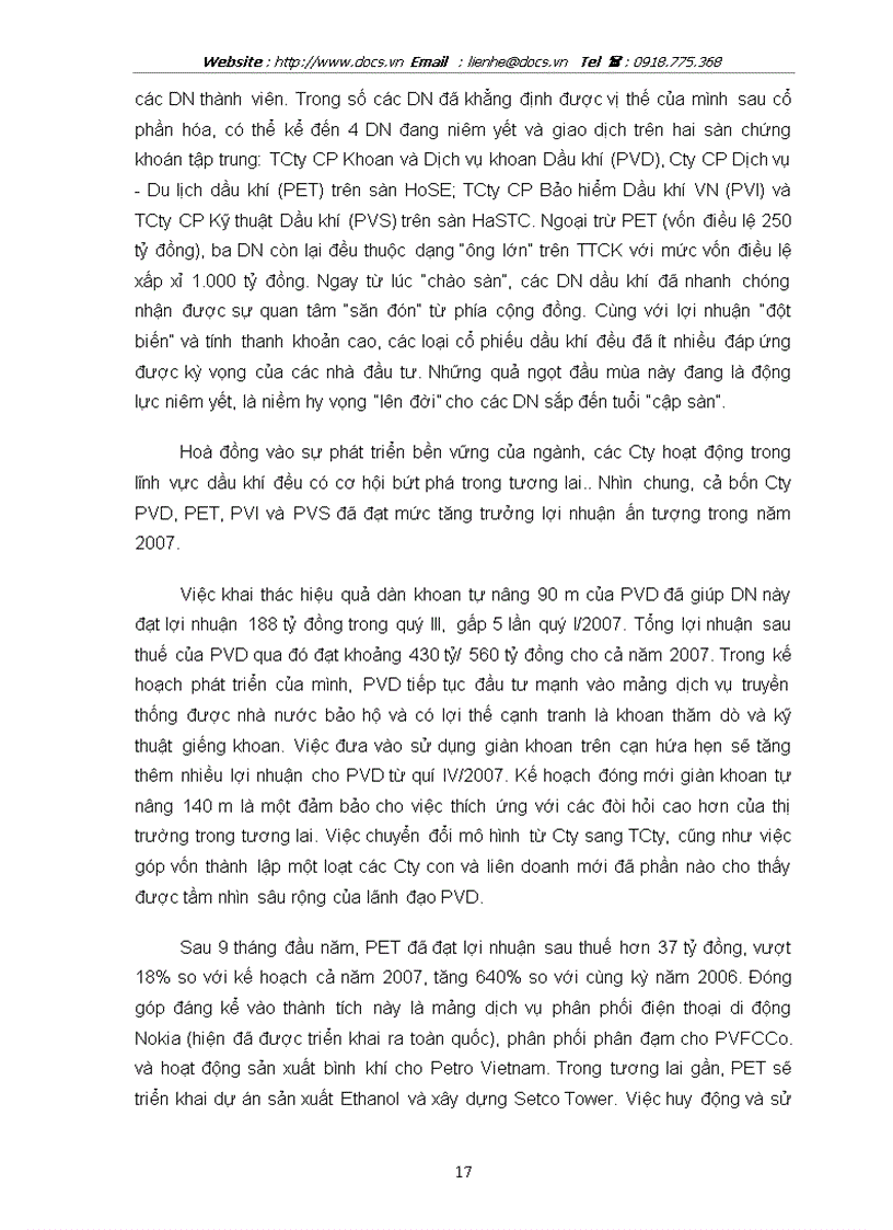 image for page Phân tích ngành dầu khí