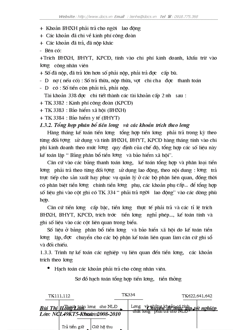 image for page Kế toán tiền lương và các khoản trích theo lương tại CÔNG TY CỔ PHẦN Ô TÔ HOÀNG GIA