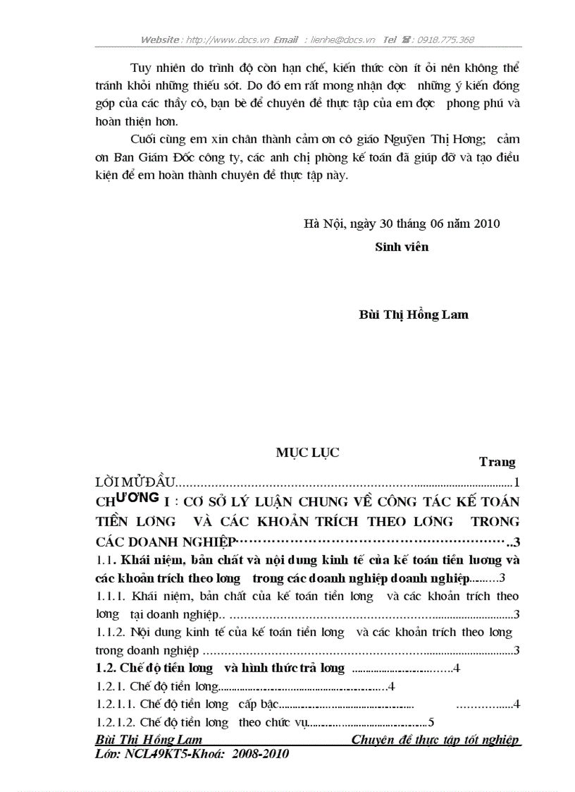 image for page Kế toán tiền lương và các khoản trích theo lương tại CÔNG TY CỔ PHẦN Ô TÔ HOÀNG GIA