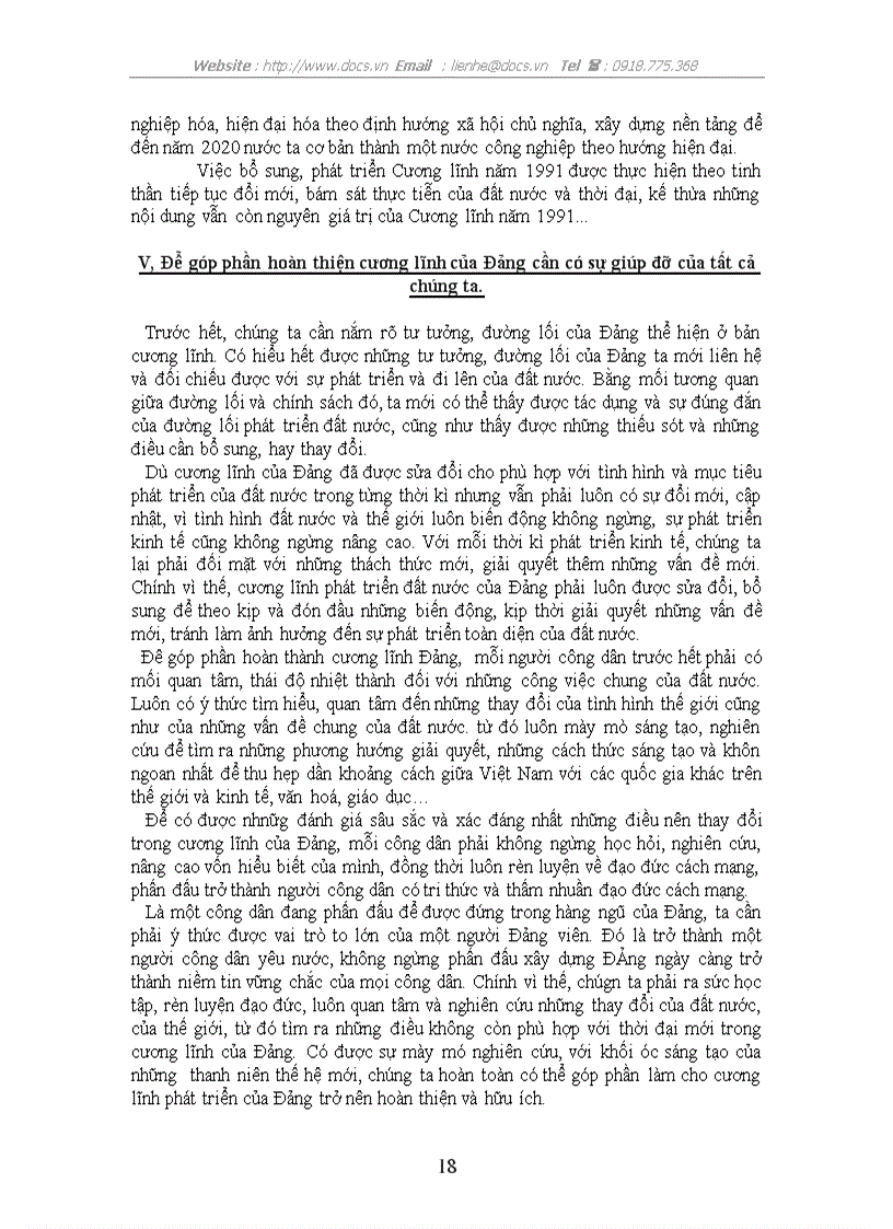 image for page Cương lĩnh năm 1991 đã được Đại hội Đảng X bổ sung như thế nào về mục tiêu mô hình đặc trưng và phương hướng con đường xây dựng CNXH ở Việt Nam