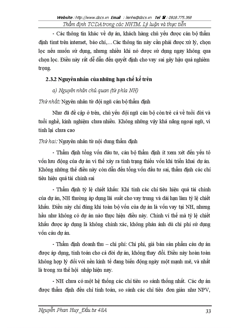 image for page Thẩm định tài chính dự án trong các ngân hàng thương mại Lý luận và thực tiễn