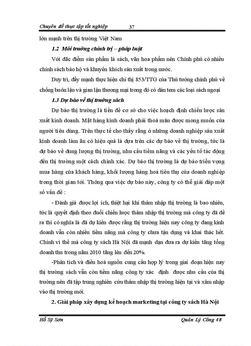 image for page Hoàn thiện công tác lập kế hoạch Marketing ở công ty TNHHNN một thành viên sách Hà Nội