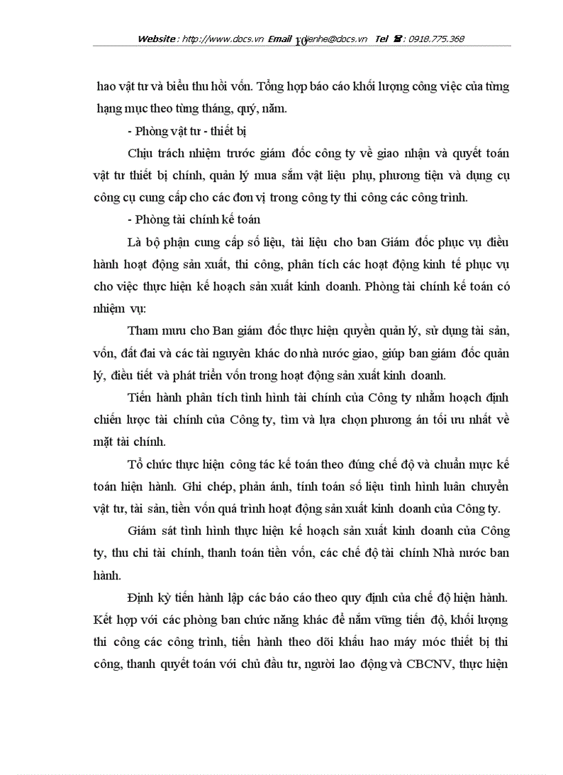 image for page Báo cáo thực tập công ty cổ phần lilama 10