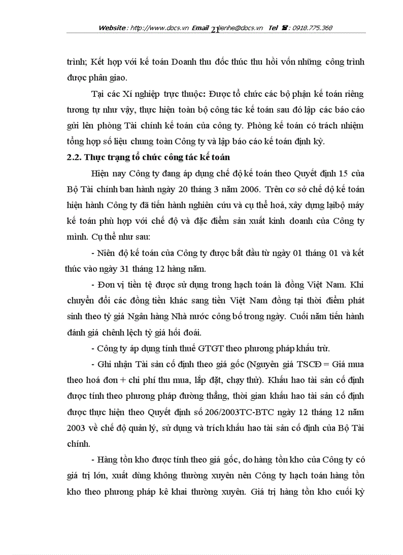 image for page Báo cáo thực tập công ty cổ phần lilama 10