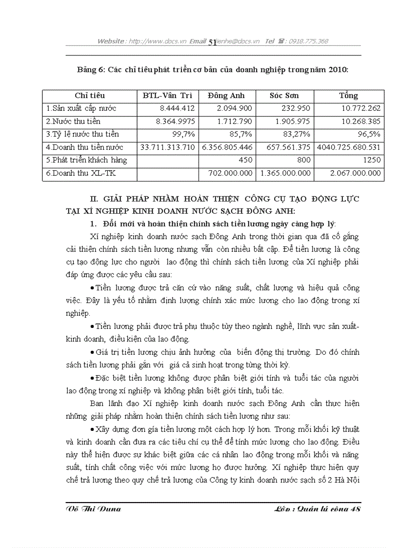 image for page Một số giải pháp nhằm hoàn thiện công cụ tạo động lực tại xí nghiệp kinh doanh nước sạch Đông Anh