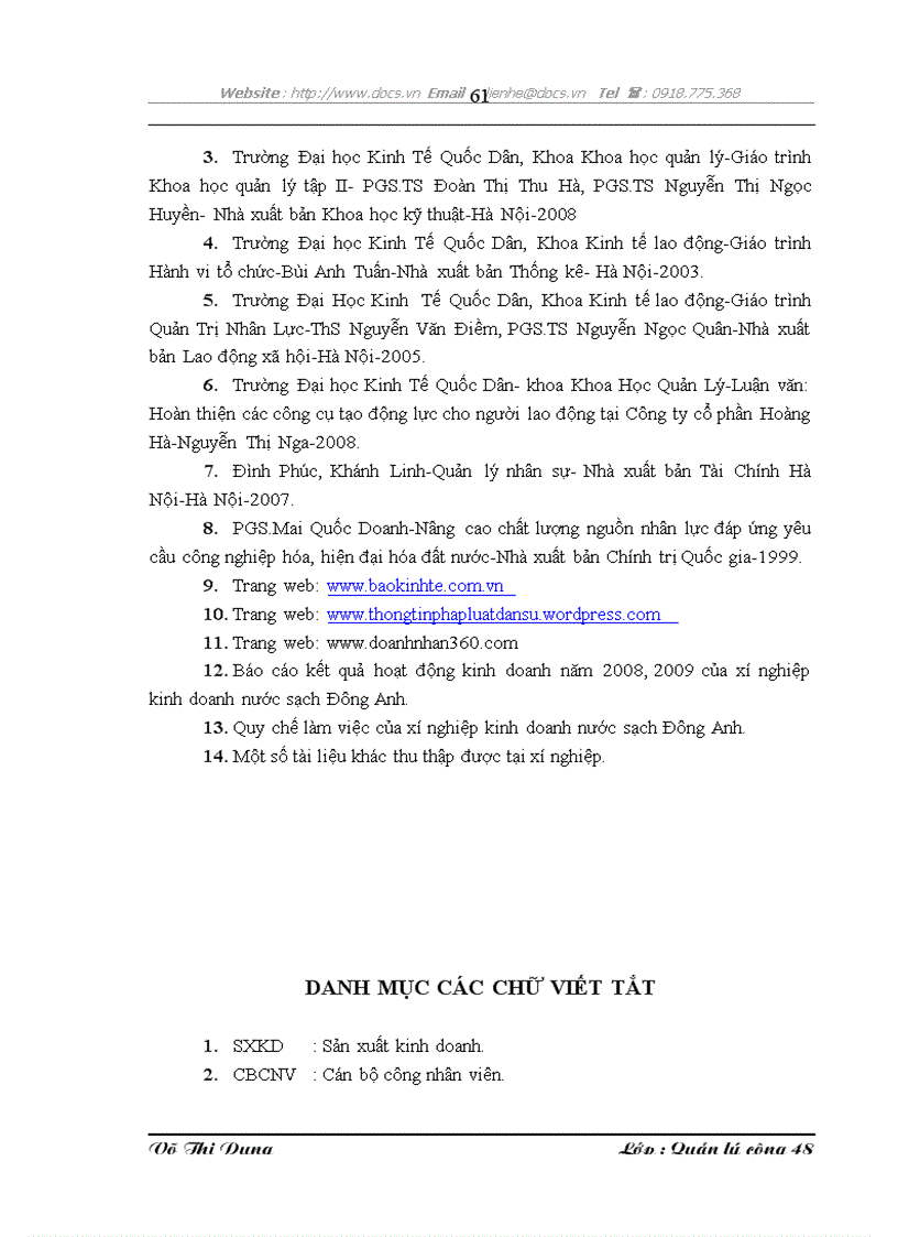 image for page Một số giải pháp nhằm hoàn thiện công cụ tạo động lực tại xí nghiệp kinh doanh nước sạch Đông Anh