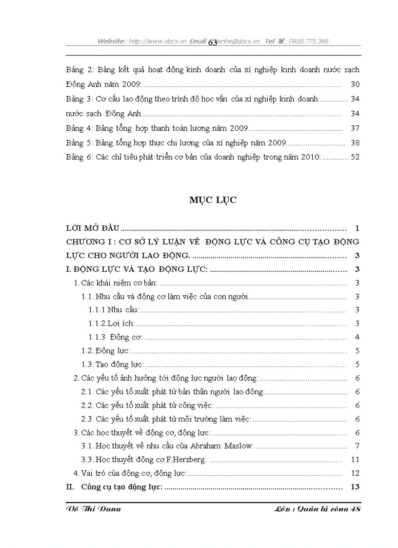 image for page Một số giải pháp nhằm hoàn thiện công cụ tạo động lực tại xí nghiệp kinh doanh nước sạch Đông Anh