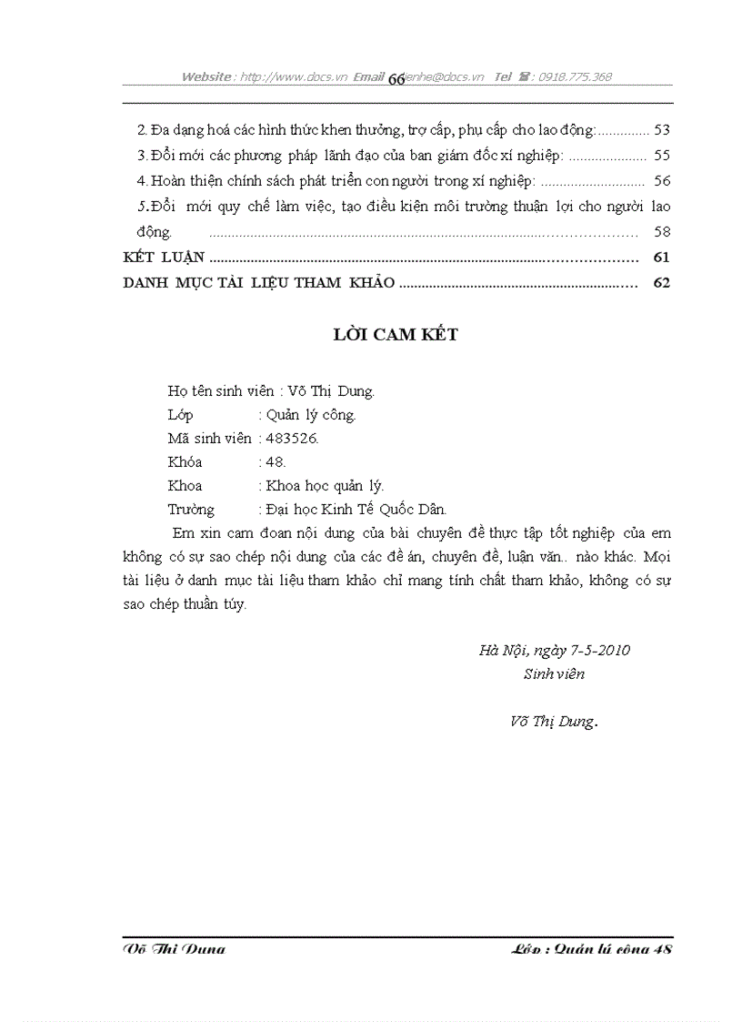 image for page Một số giải pháp nhằm hoàn thiện công cụ tạo động lực tại xí nghiệp kinh doanh nước sạch Đông Anh