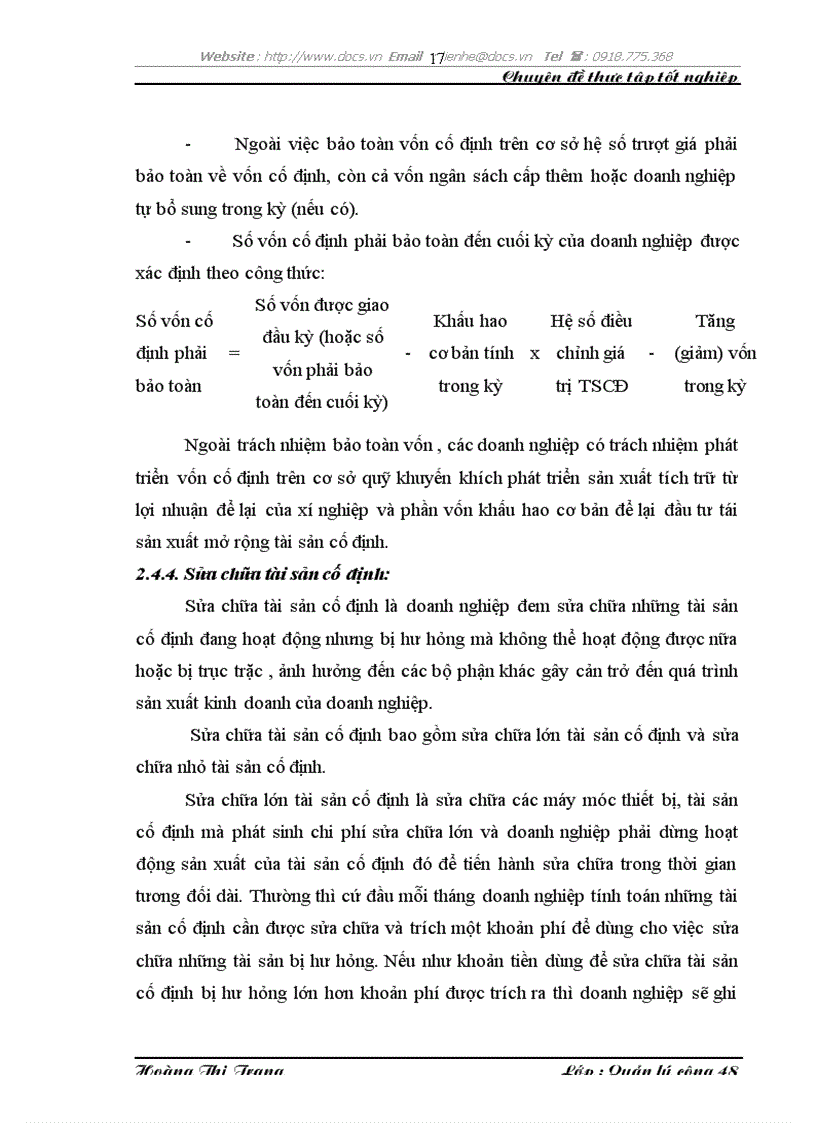 image for page Công tác quản lý vốn cố định tại công ty cổ phần xây lắp và phát triển kỹ thuật hạ tầng số 68