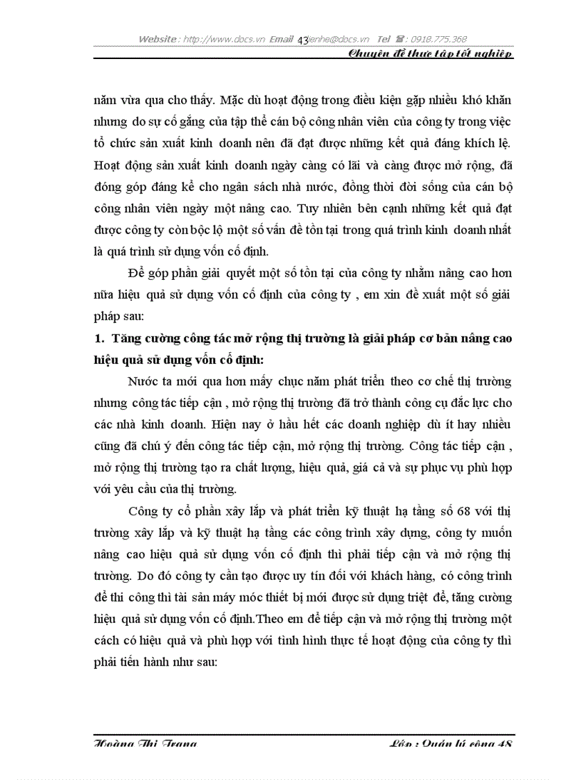 image for page Công tác quản lý vốn cố định tại công ty cổ phần xây lắp và phát triển kỹ thuật hạ tầng số 68
