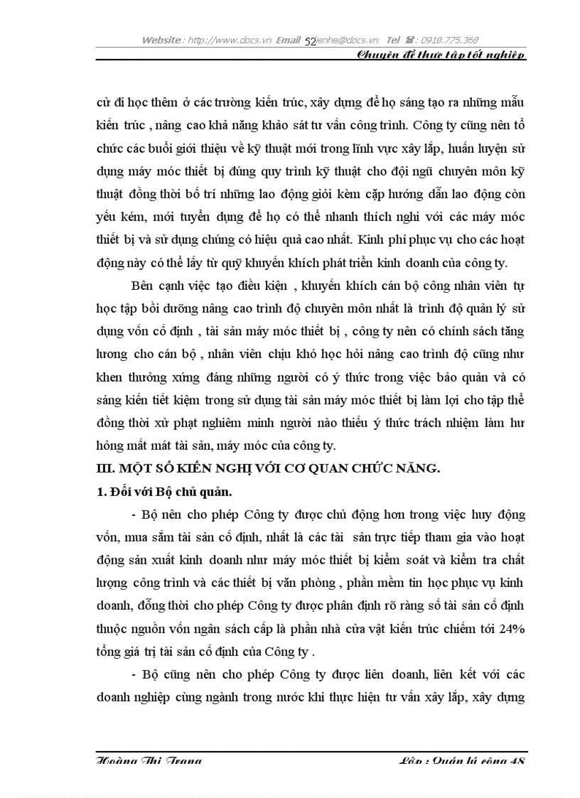 image for page Công tác quản lý vốn cố định tại công ty cổ phần xây lắp và phát triển kỹ thuật hạ tầng số 68