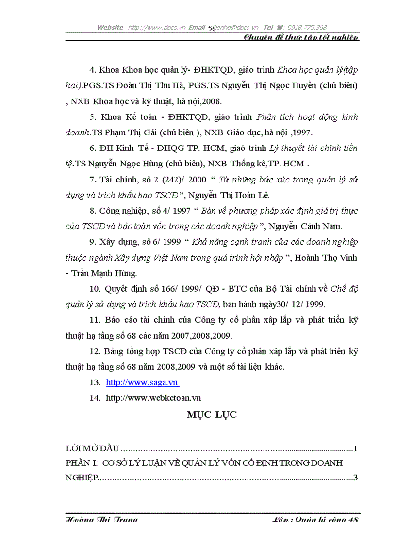 image for page Công tác quản lý vốn cố định tại công ty cổ phần xây lắp và phát triển kỹ thuật hạ tầng số 68