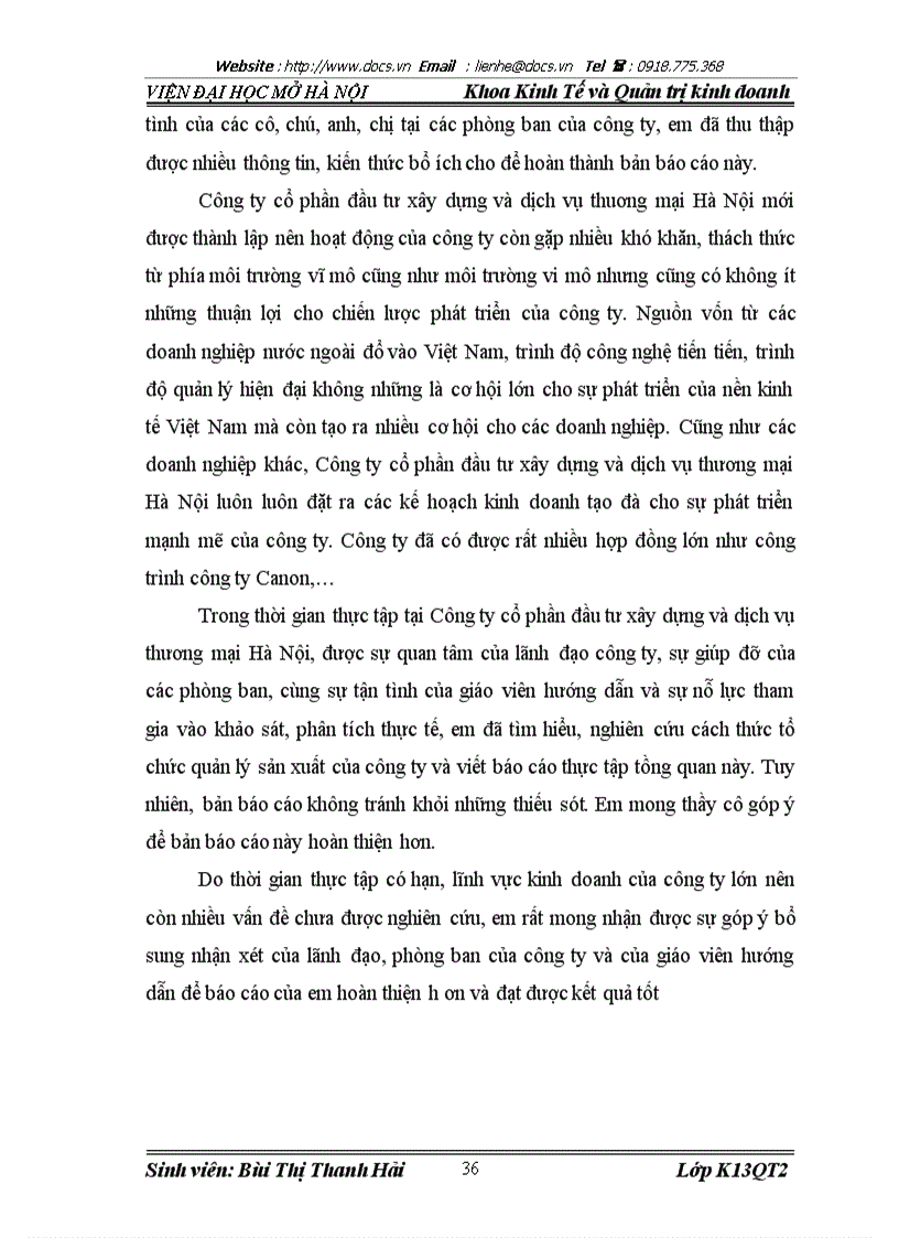 image for page Công ty cổ phần đầu tư xây dựng và dịch vụ thương mại Hà Nội