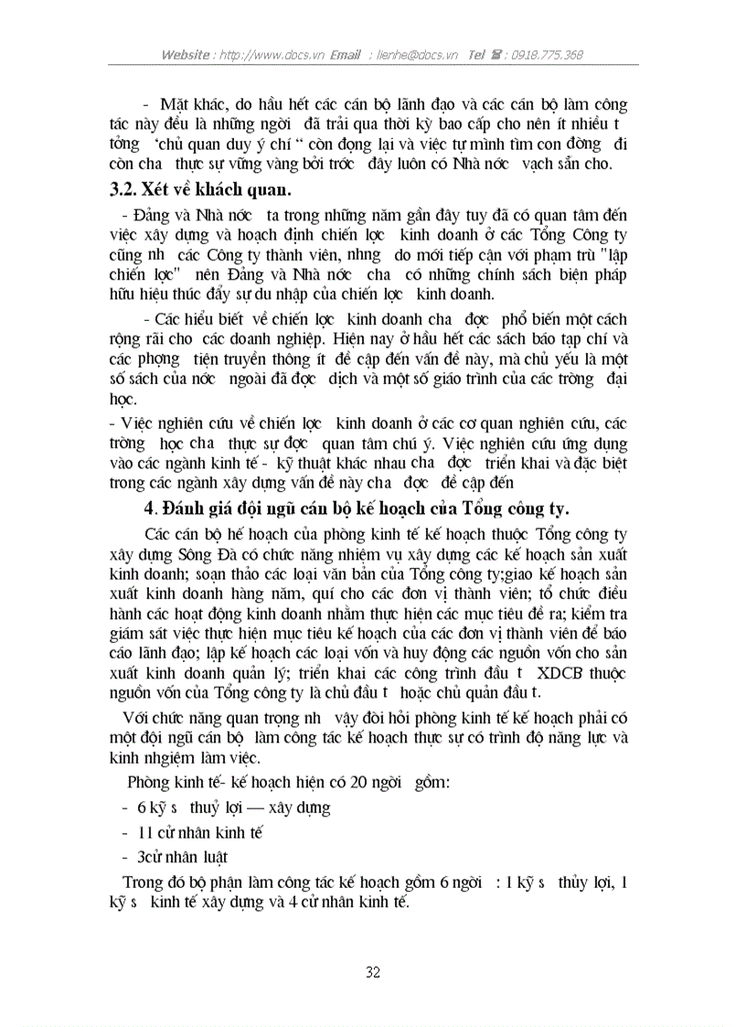 image for page Hoạch định chiến lược kinh doanh ở Tổng Công ty Xây dựng Sông Đà