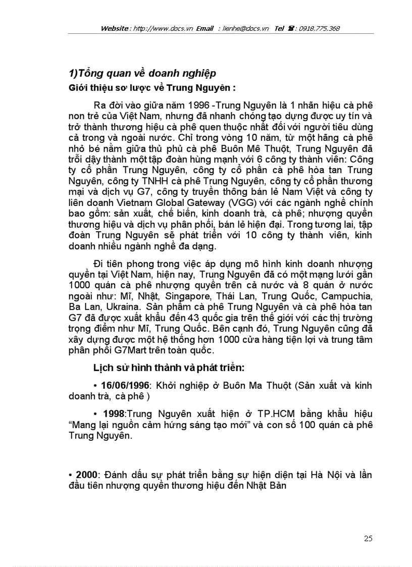 image for page Vai trò của người lãnh đạo C ty Trung Nguyên