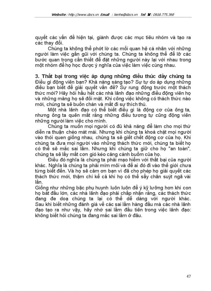 image for page Vai trò của người lãnh đạo C ty Trung Nguyên