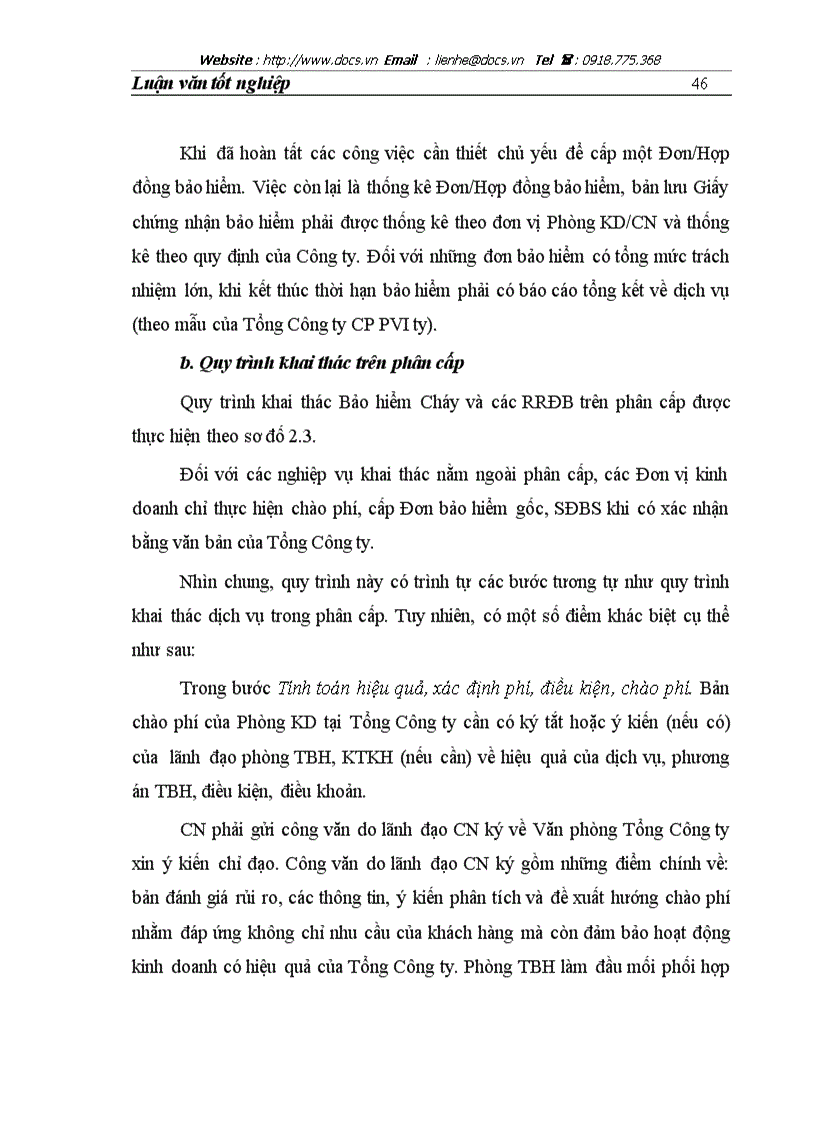 image for page Hoạt động khai thác Bảo hiểm Cháy các rủi ro đặc biệt tại C ty Bảo hiểm Dầu khí Thăng Long trong giai đoạn 2003 2007