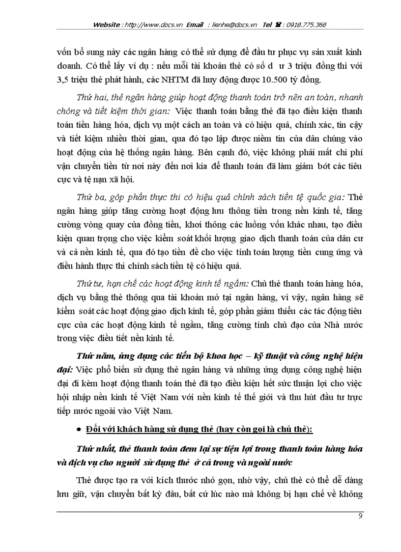 image for page Phát triển khách hàng sử dụng thẻ của ngân hàng Á Châu ACB