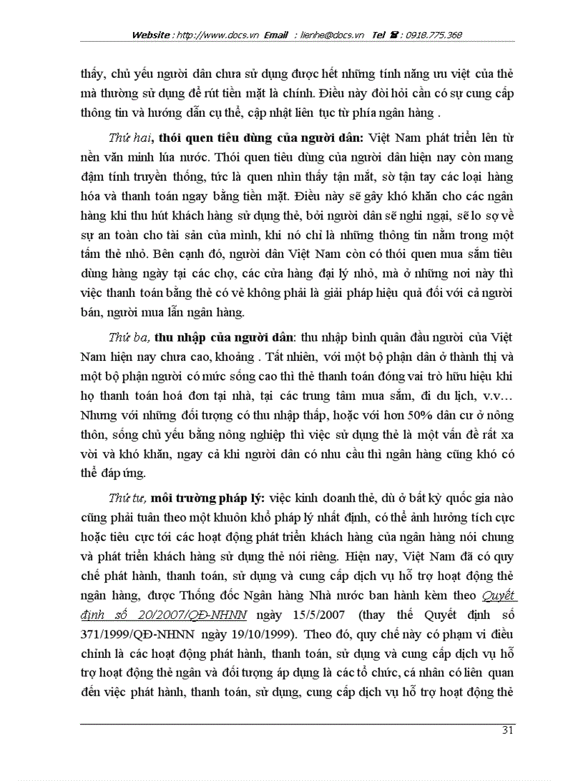 image for page Phát triển khách hàng sử dụng thẻ của ngân hàng Á Châu ACB